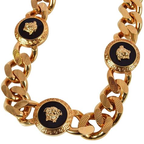 versace mens gold jewelry|luxury men's necklaces.